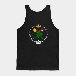 Seal of Queens New York - flag symbol logo emblem decal gift Tank Top